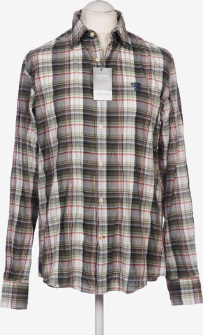 Bogner Fire + Ice Button Up Shirt in M-L in Green: front