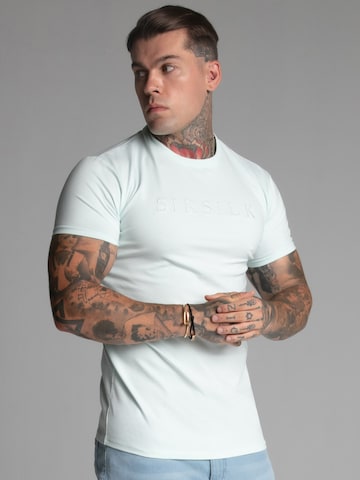 T-Shirt 'Muscle' SikSilk en vert : devant