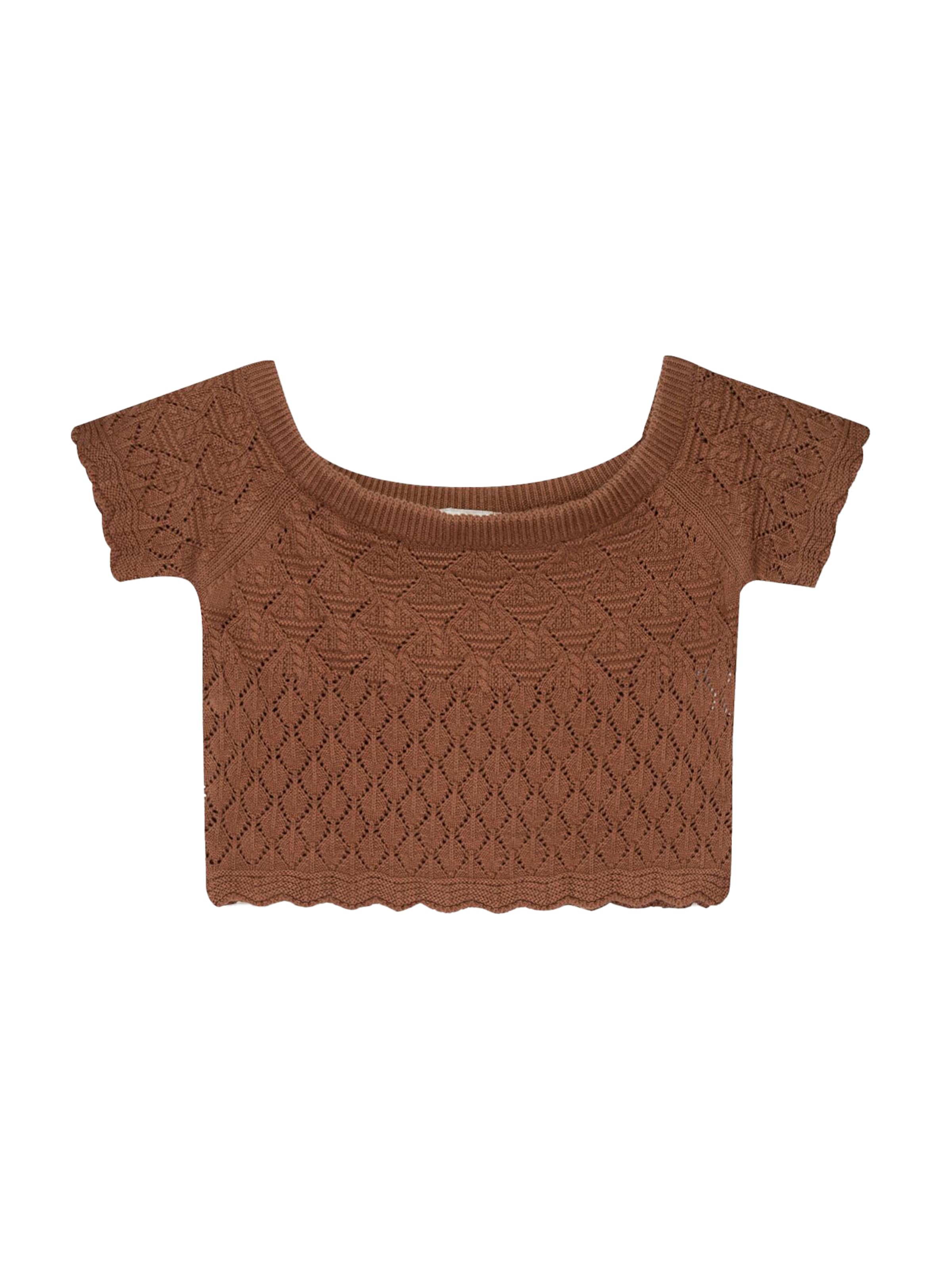 Bershka Sweater in Brown: front