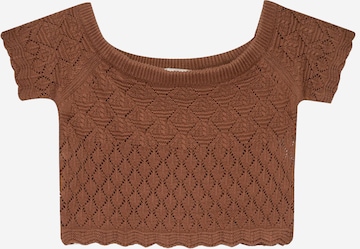 Bershka Neulepaita värissä ruskea: etupuoli