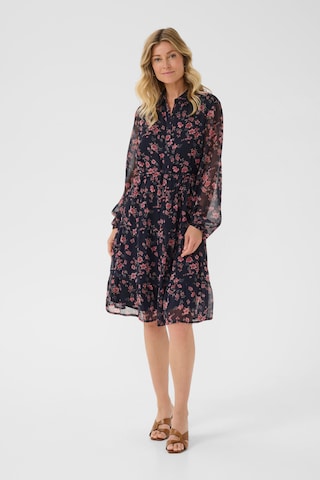 Rochie tip bluză 'Yuna' de la Cream pe albastru