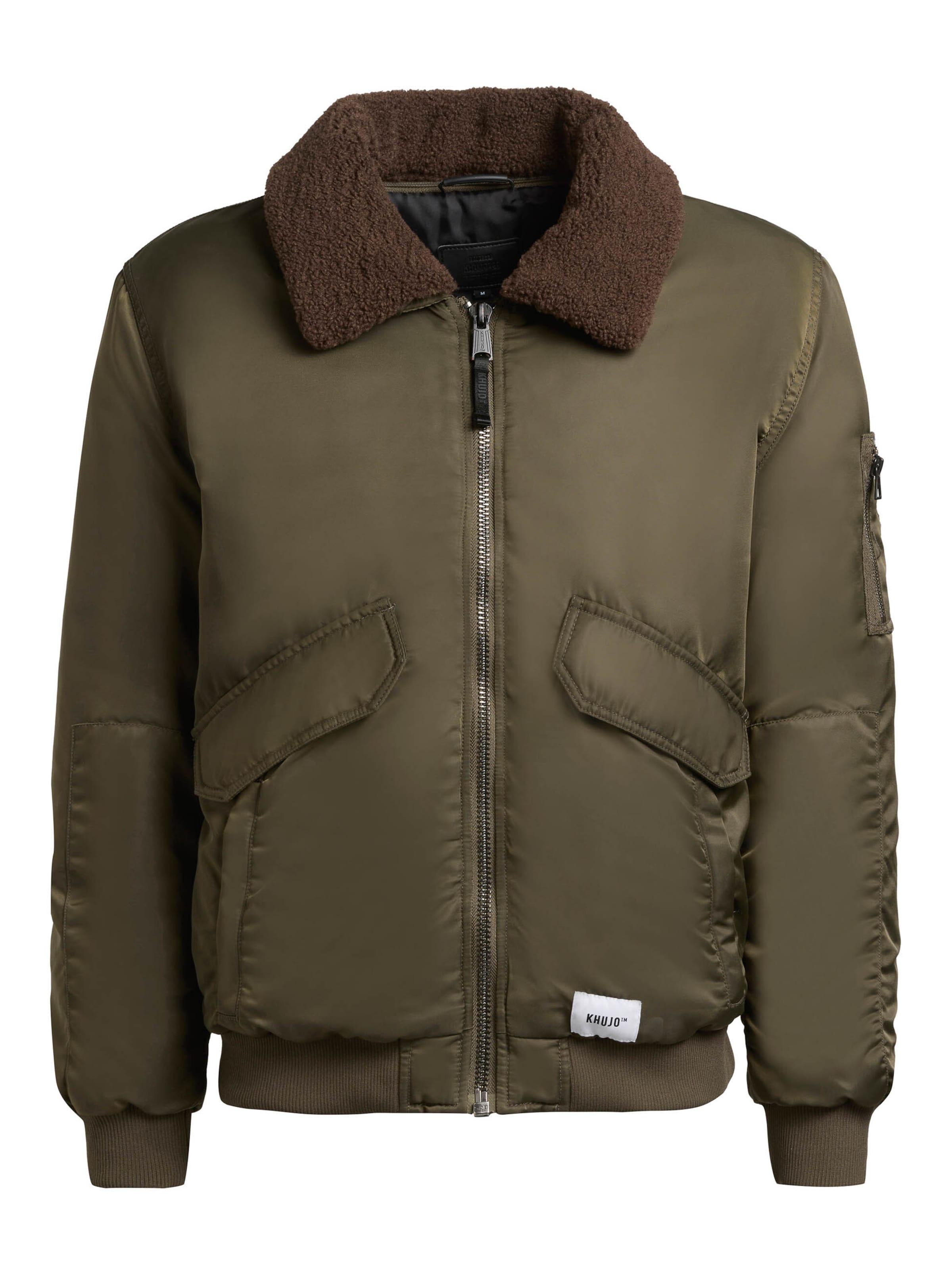 khujo Talvitakki 'Ground' värissä vihreä: etupuoli