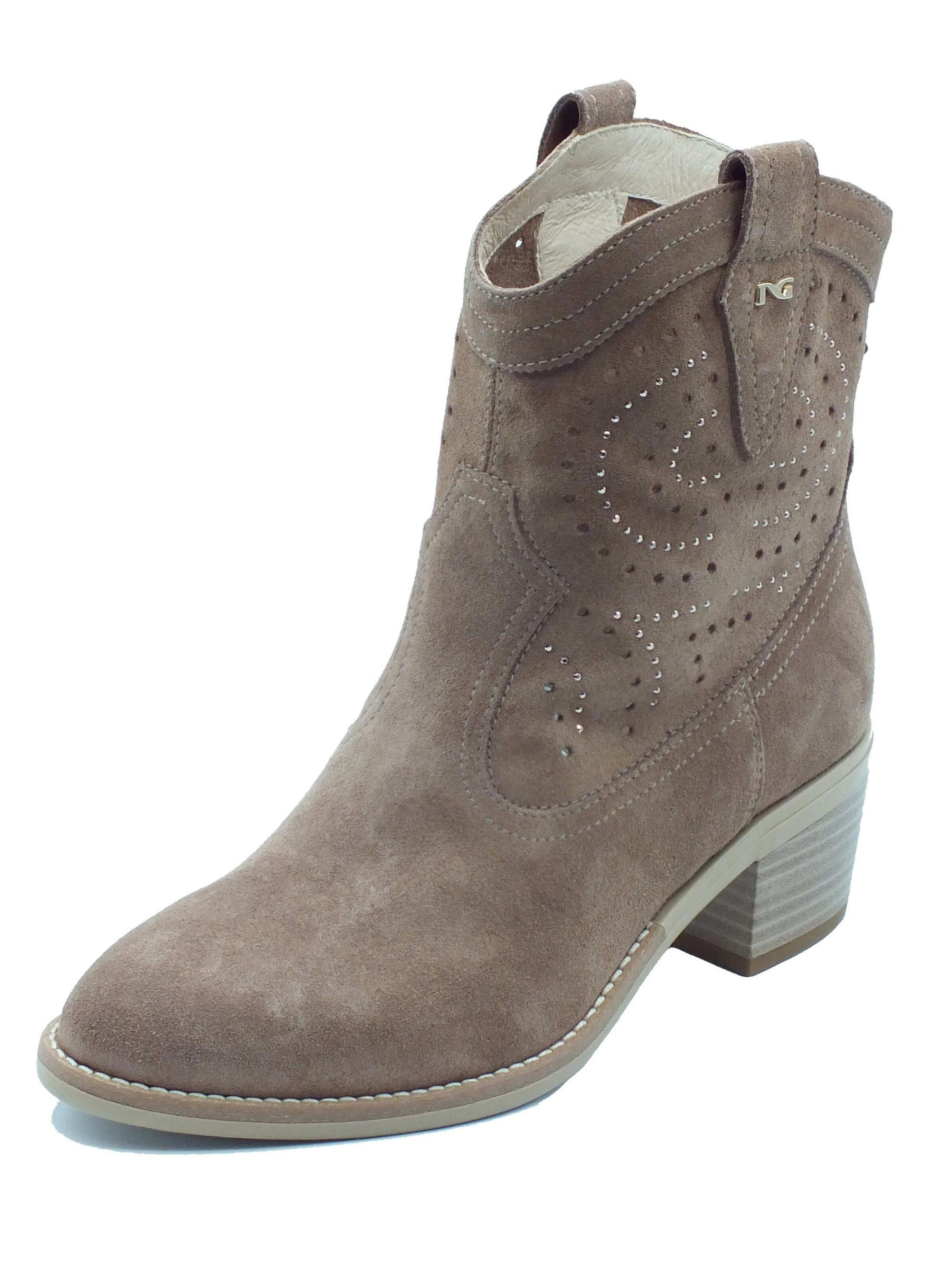 Bottines Nero Giardini en marron : devant