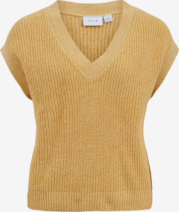 VILA Sweater 'Emmy' in Yellow: front