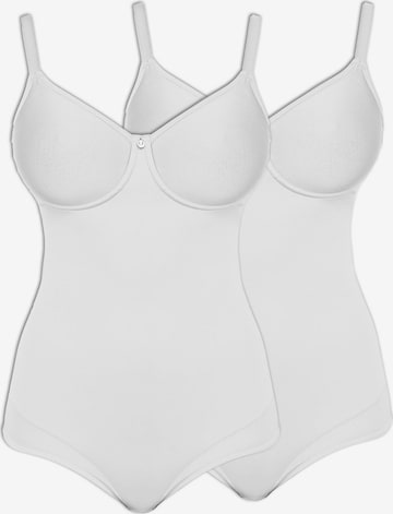 SUSA Corsage 'Catania' in Weiß: Vorderseite