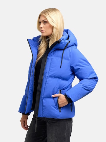 NAVAHOO Winterjas 'Wolkentanz XIV' in Blauw