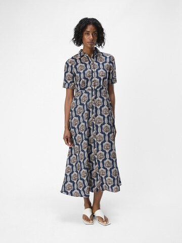 OBJECT Blousejurk 'OBJemmi' in Blauw: voorkant