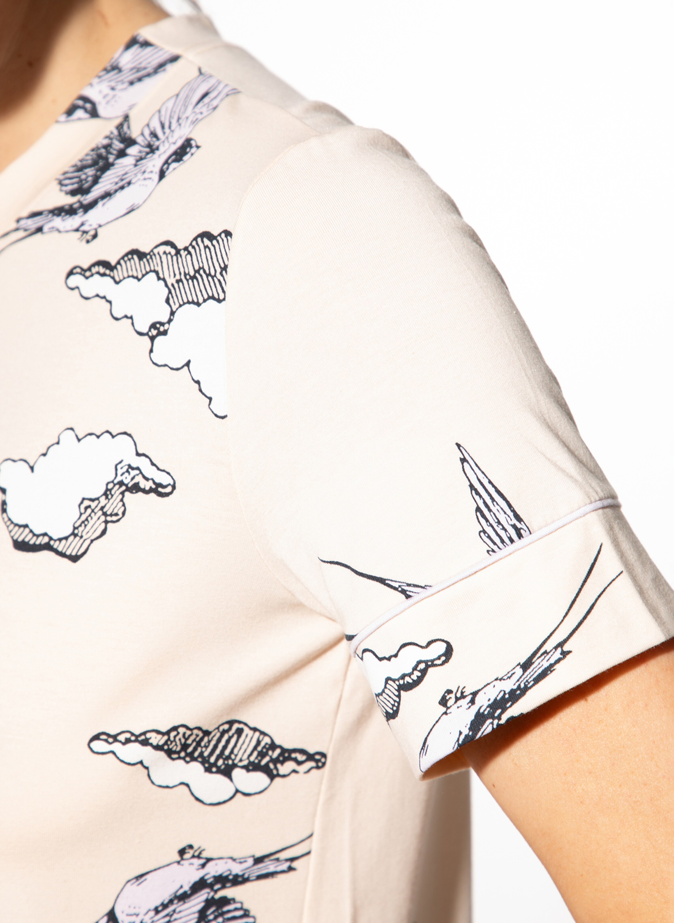 Sanetta Nachthemd in Beige