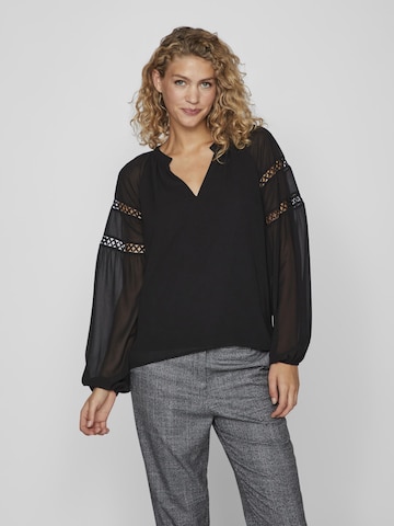 VILA Blouse 'Ura' in Zwart: voorkant