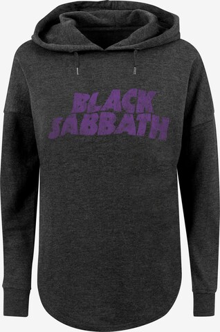 F4NT4STIC Sweatshirt 'Black Sabbath' in Grey: front