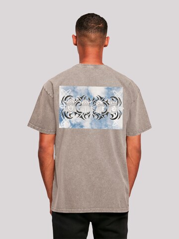 F4NT4STIC Shirt 'Wickie und die starken Männer Turn Your Head' in Grey