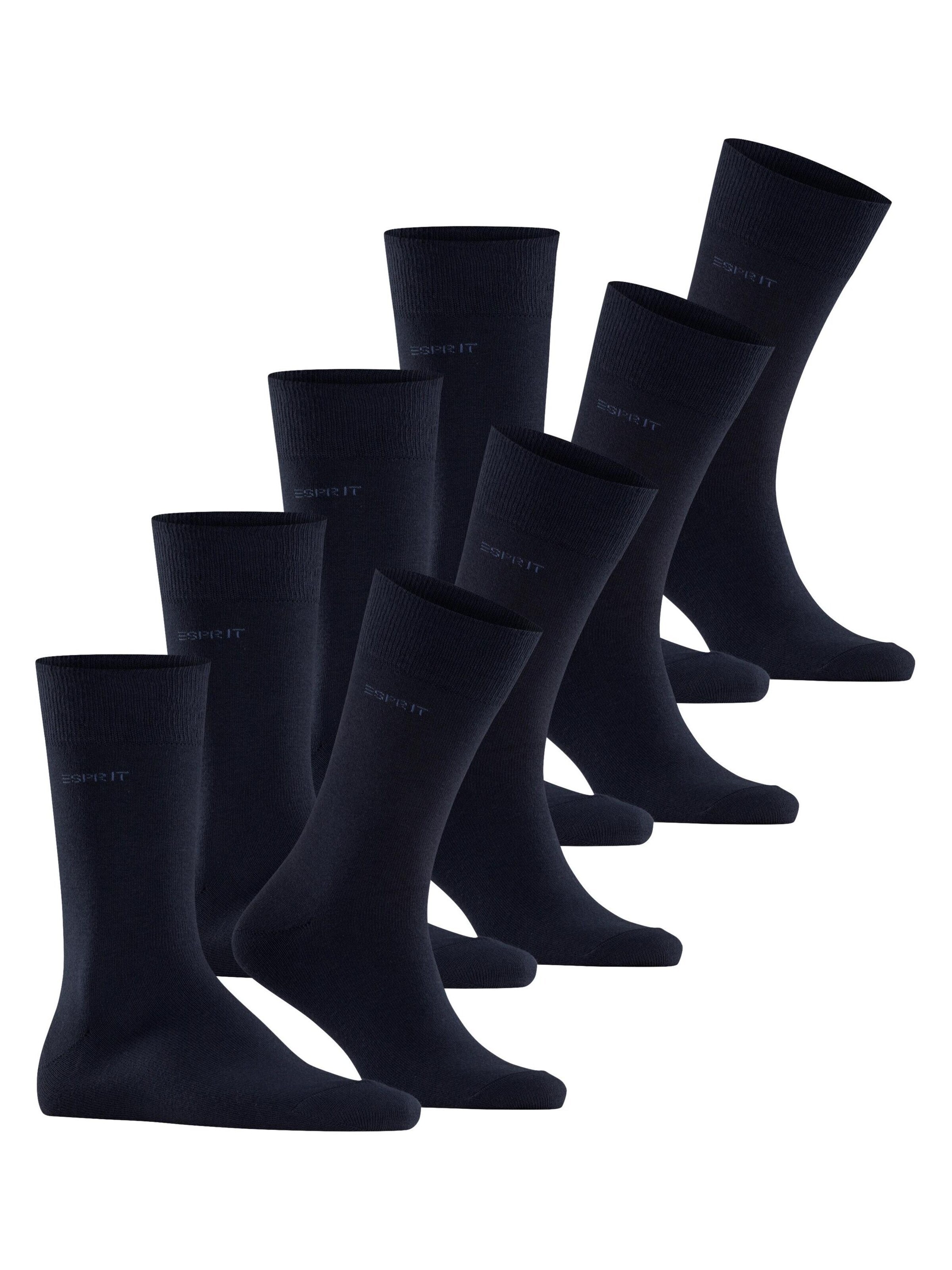ESPRIT Socken 'Solid 4-Pack'‌‌‌‌‌‌‌‌‌ in Blau