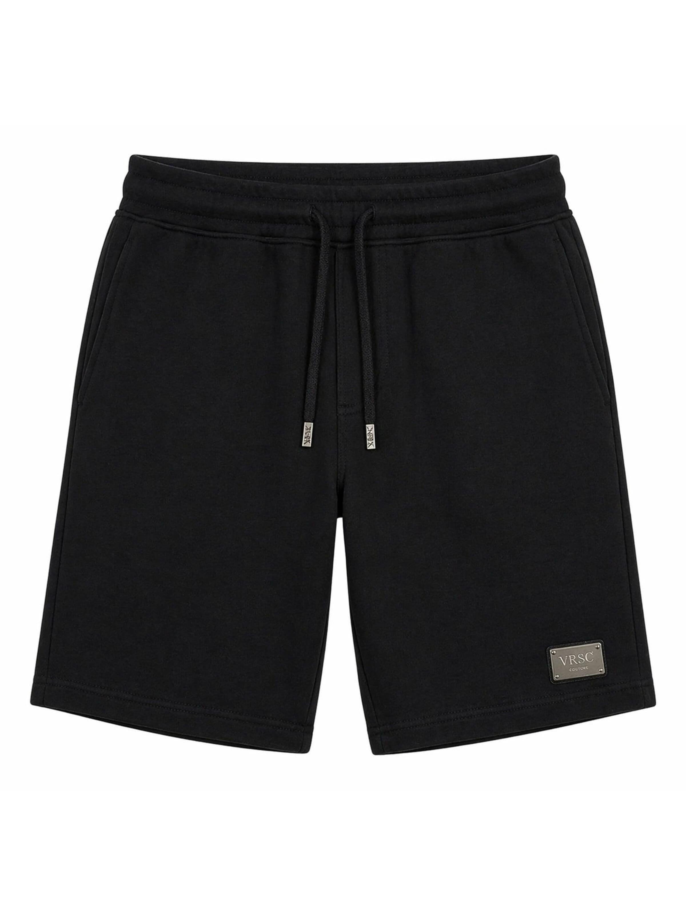 VRSC Board Shorts in Black: front