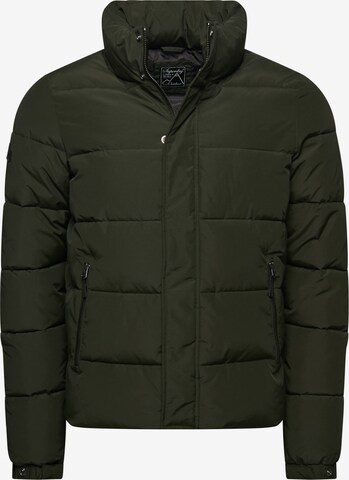 Superdry Winterjacke in Grün: predná strana