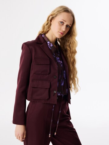 Twist Blazer in Red