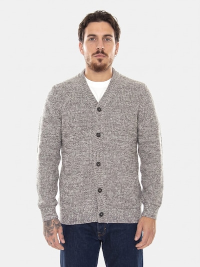 Barbour Gebreid vest 'M' Sid Cardigan Stone Marl' in S in de kleur Grijs, Productweergave