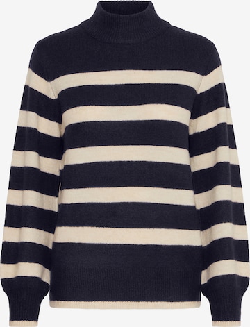 ICHI Sweater 'IH EDEEN' in Blue: front