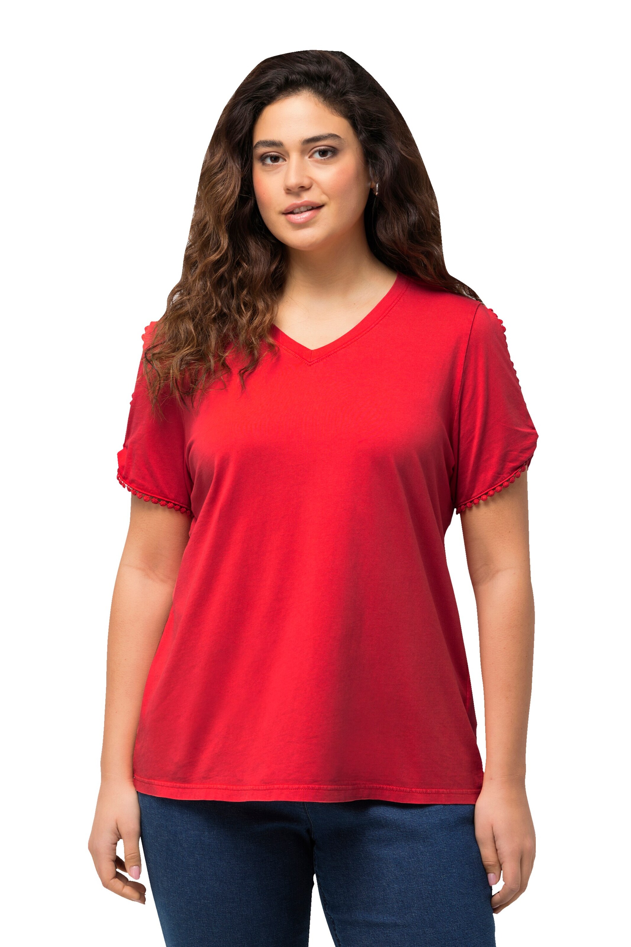 Ulla Popken Shirt in Red: front