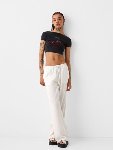 Bershka Majica | siva barva