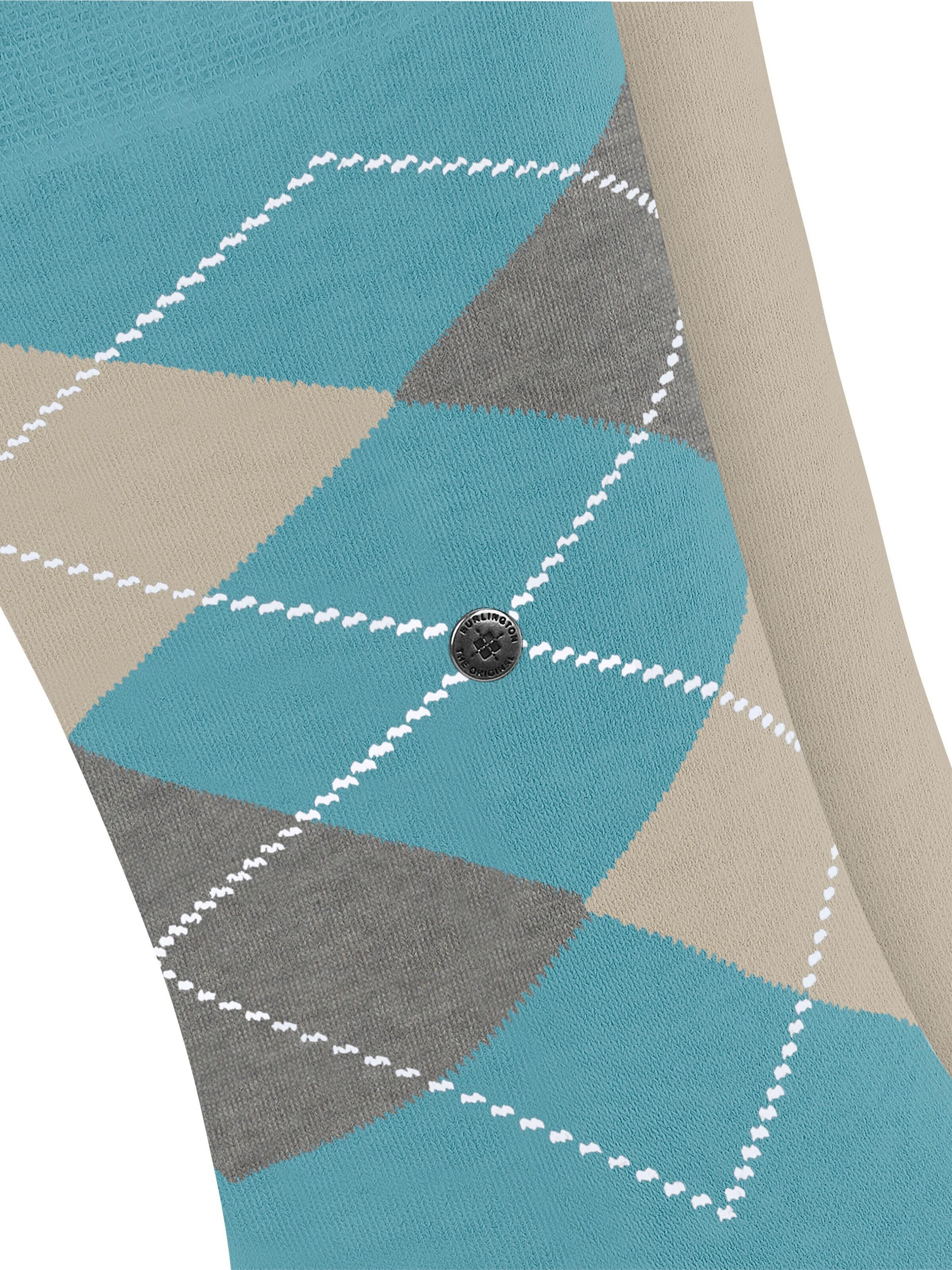 BURLINGTON Socks 'Everyday Argyle Mix 2-Pack' in Blue: front