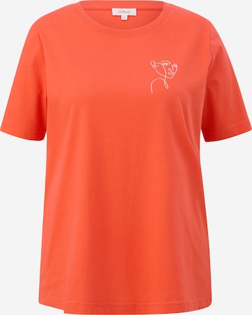 T-shirt s.Oliver en rouge : devant