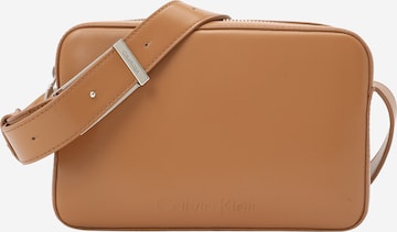 Sac à bandoulière Calvin Klein en marron : devant