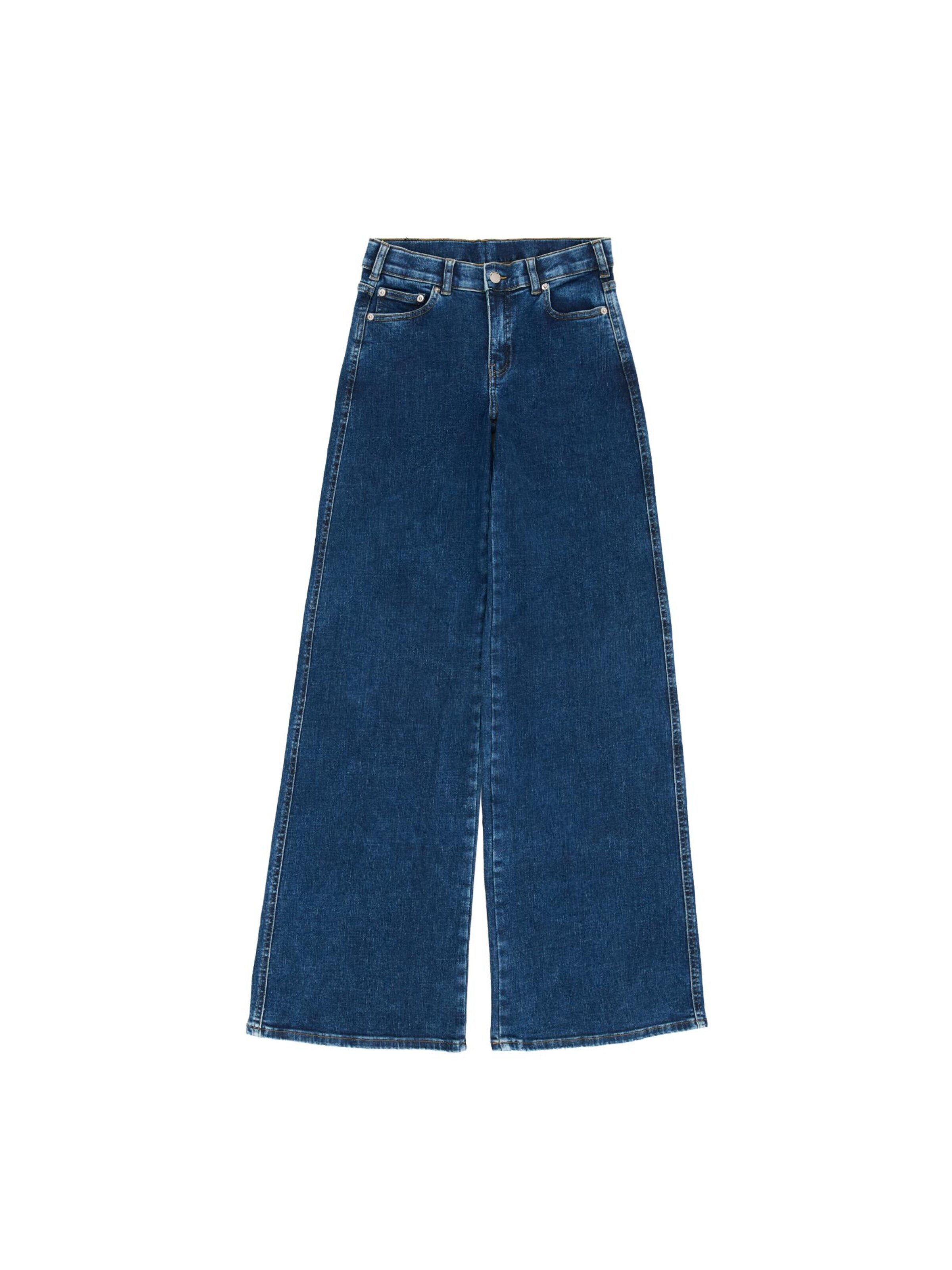 Dr. Denim Jeans 'Zila Mid Wide' in Blue: front