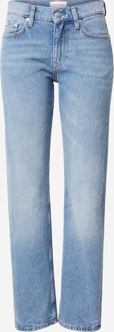 Calvin Klein Jeans regular Τζιν 'LOW RISE STRAIGHT' σε μπλε: μπροστά