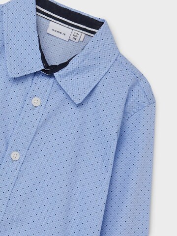 NAME IT Regular fit Button Up Shirt 'Nisa' in Blue