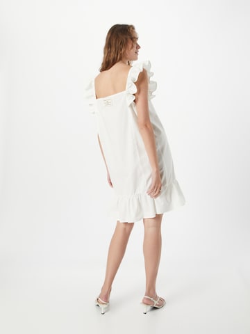 Denim Project Kleid in Weiß