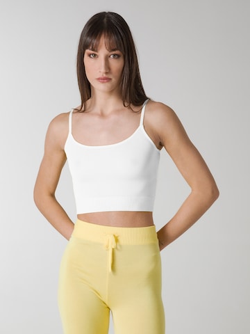 DEHA Knitted top 'Fest' in White: front
