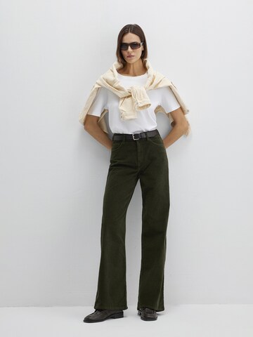 Mavi Flared Hose 'Malibu' in Grün