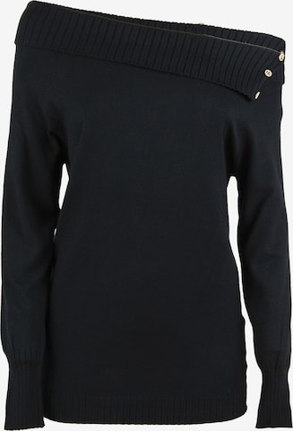 Influencer Sweater in Black: front