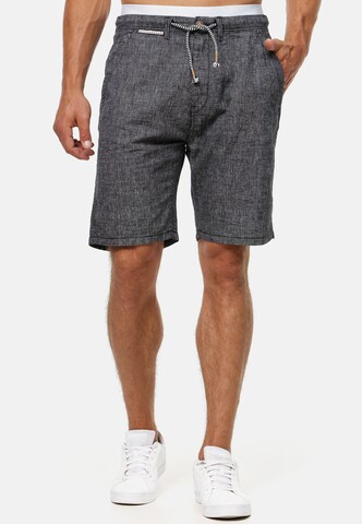 INDICODE JEANS Regular Pants 'Alonso' in Grey: front