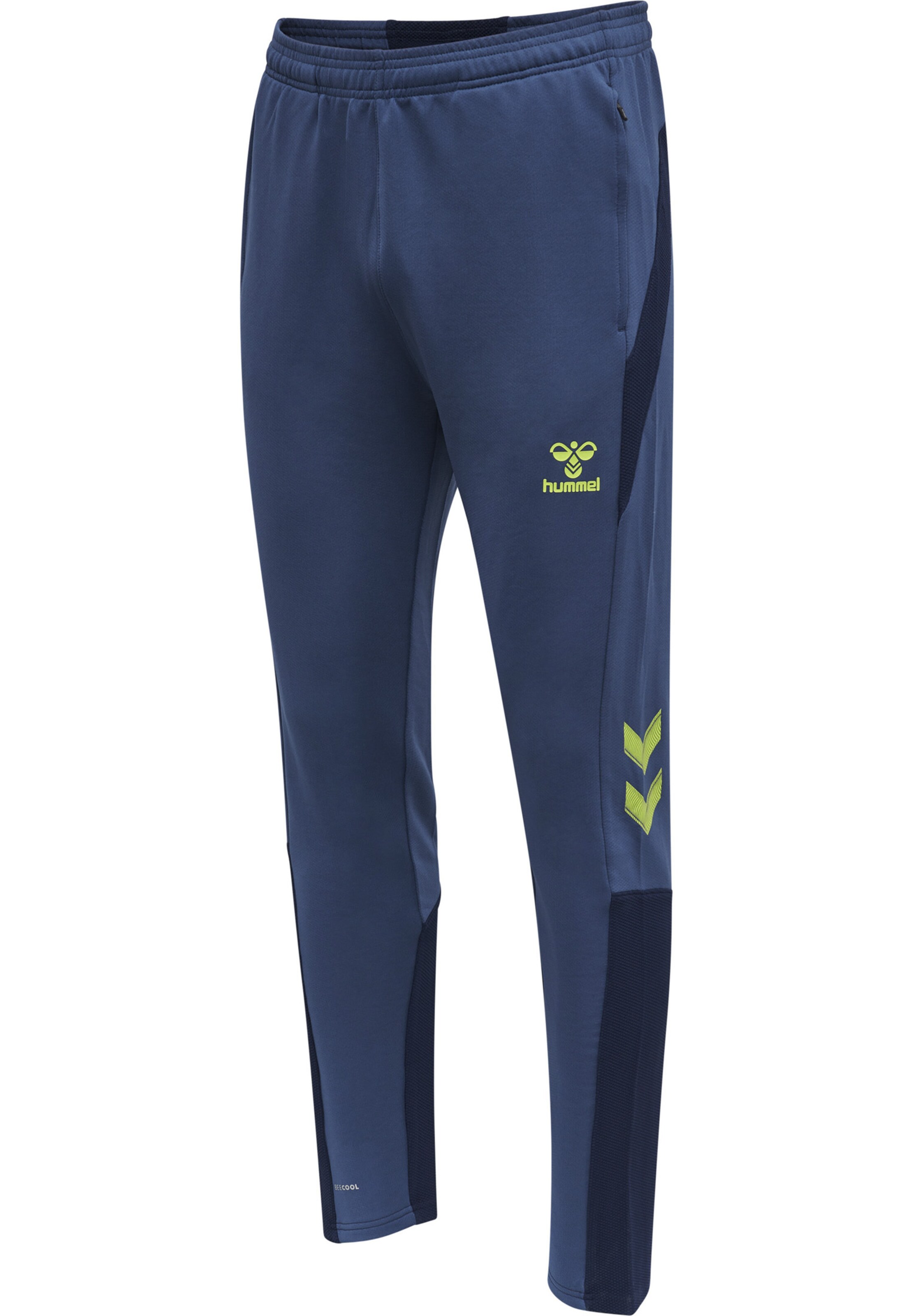 Effilé Pantalon de sport 'Lead' Hummel en bleu