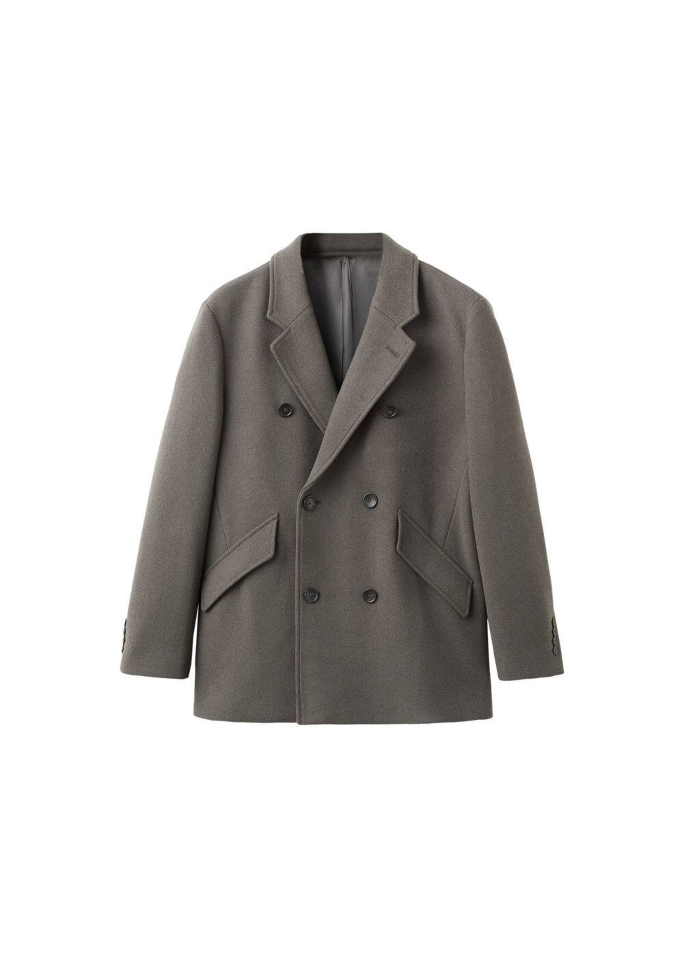 MANGO MAN Mantel 'Dave' in Grün: Vorderseite