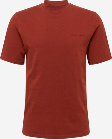 Samsoe Samsoe T-shirt 'Norsbro' i röd: framsida