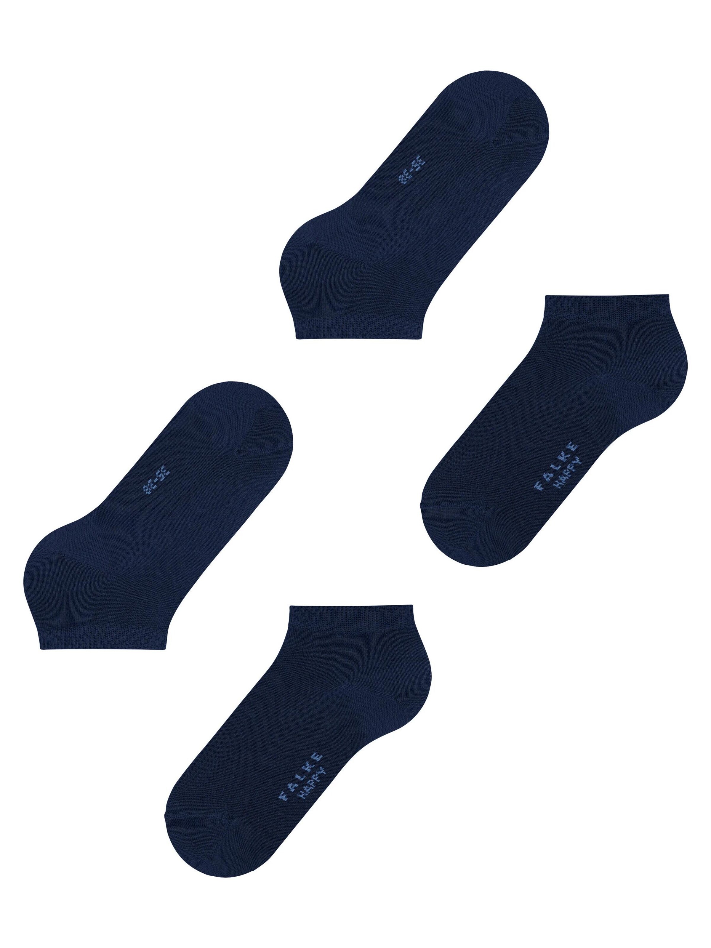 FALKE Füßlinge 'Happy 2-Pack'‌‌‌‌‌‌‌ in Blau