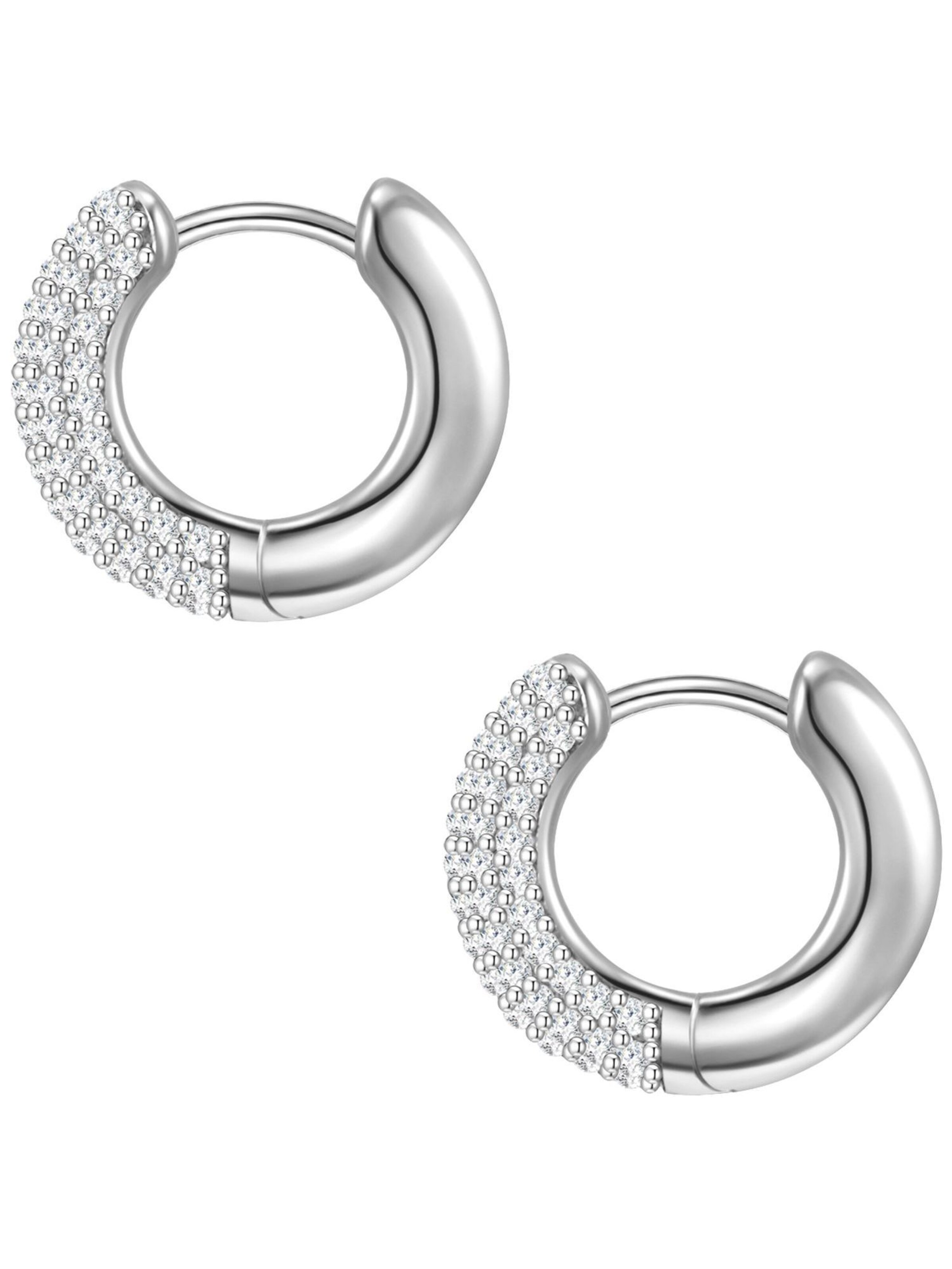 Glanzstücke München Uhani | srebrna barva