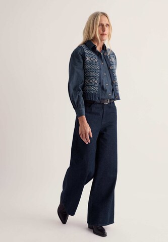 Seasalt Cornwall Vest 'Castwork' in Blue