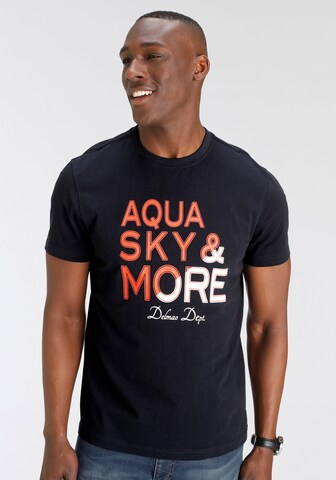 DELMAO T-Shirt in Blau: Vorderseite