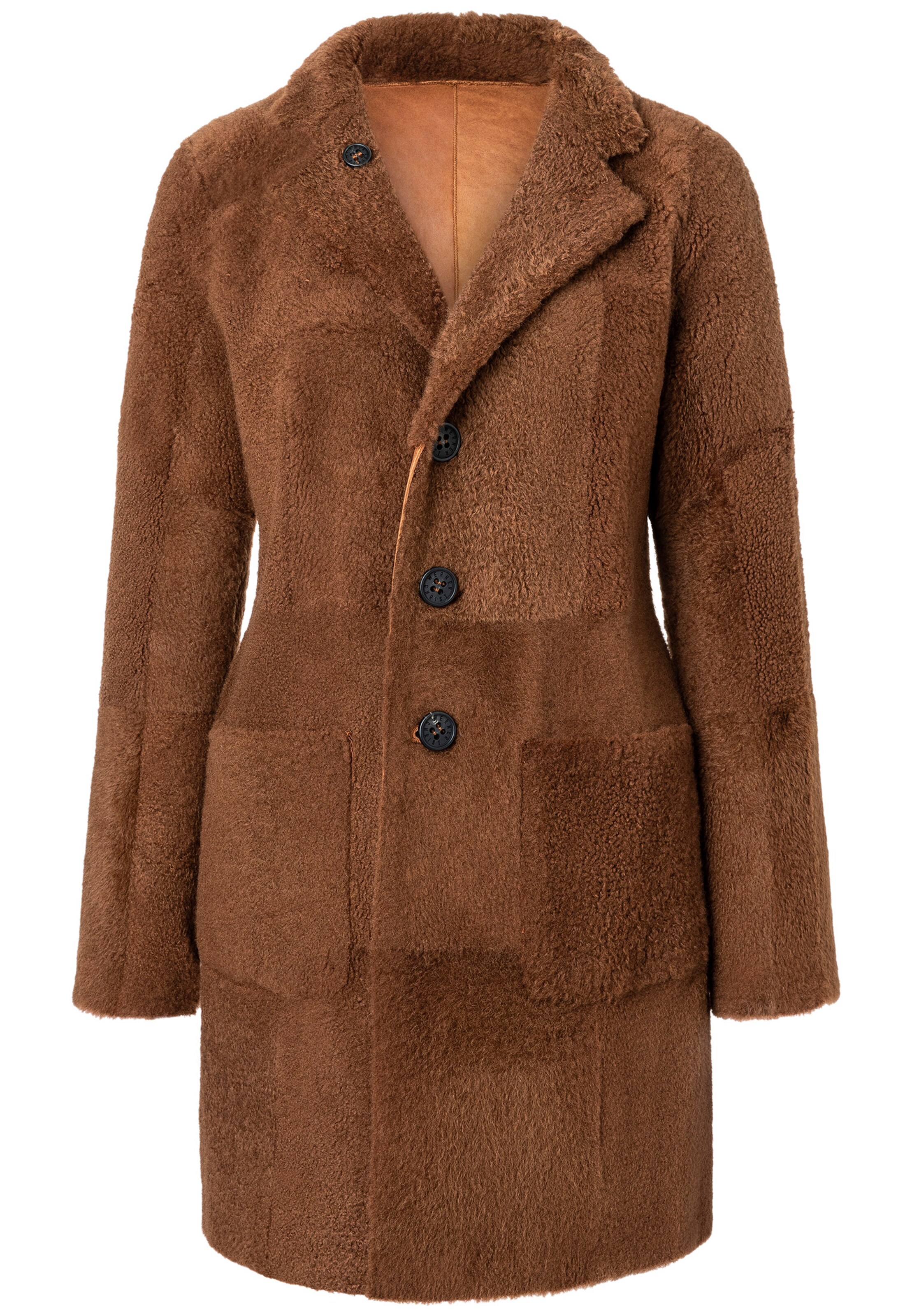 Werner Christ Winter coat 'Dunja CW' in Brown: front