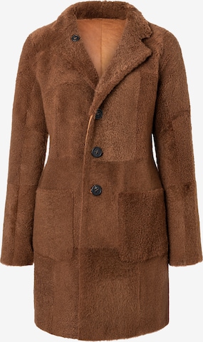 Werner Christ Winter Coat 'Dunja CW' in Brown: front