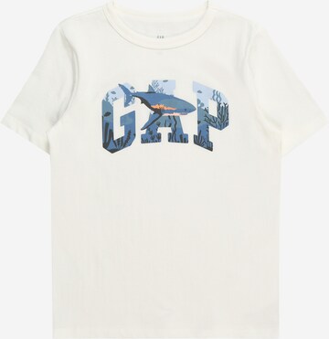 GAP T-shirt 'MAR' i vit: framsida