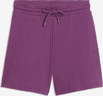 PUMA Wide leg Sportbroek 'Her' in Lila: voorkant