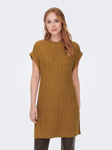 JDY Sweater 'Foro' in Brown: front