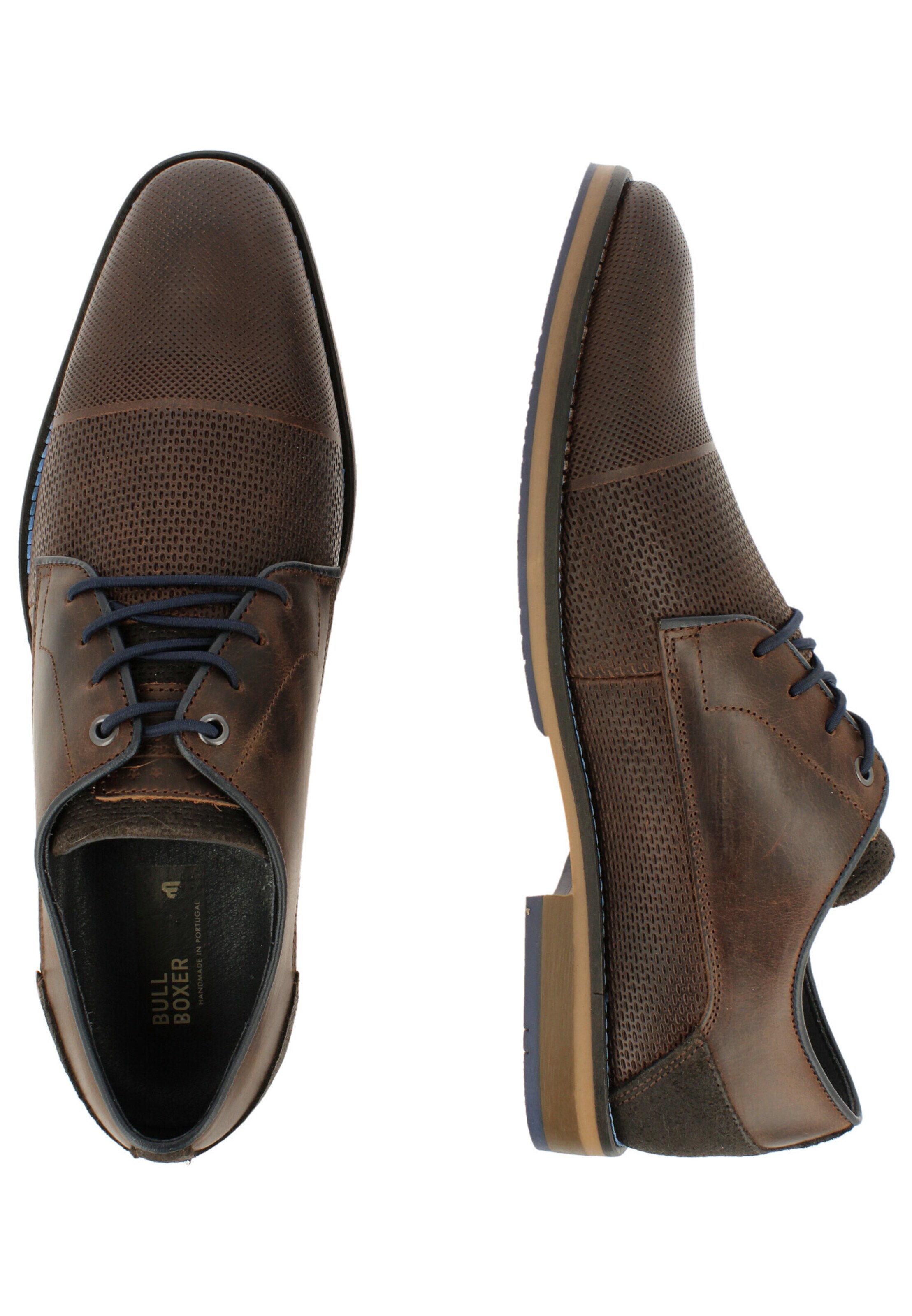 BULLBOXER Schnürschuh in Braun