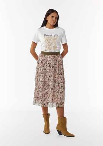 T-shirt comma casual identity en blanc