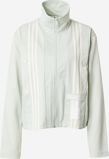 ADIDAS ORIGINALS Sweat jacket 'Neutral Court Originals' in Pastel green / Off white, Item view