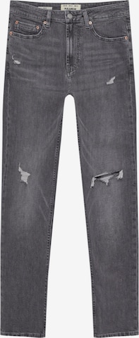 Pull&Bear Slimfit Jeans in Grau: predná strana